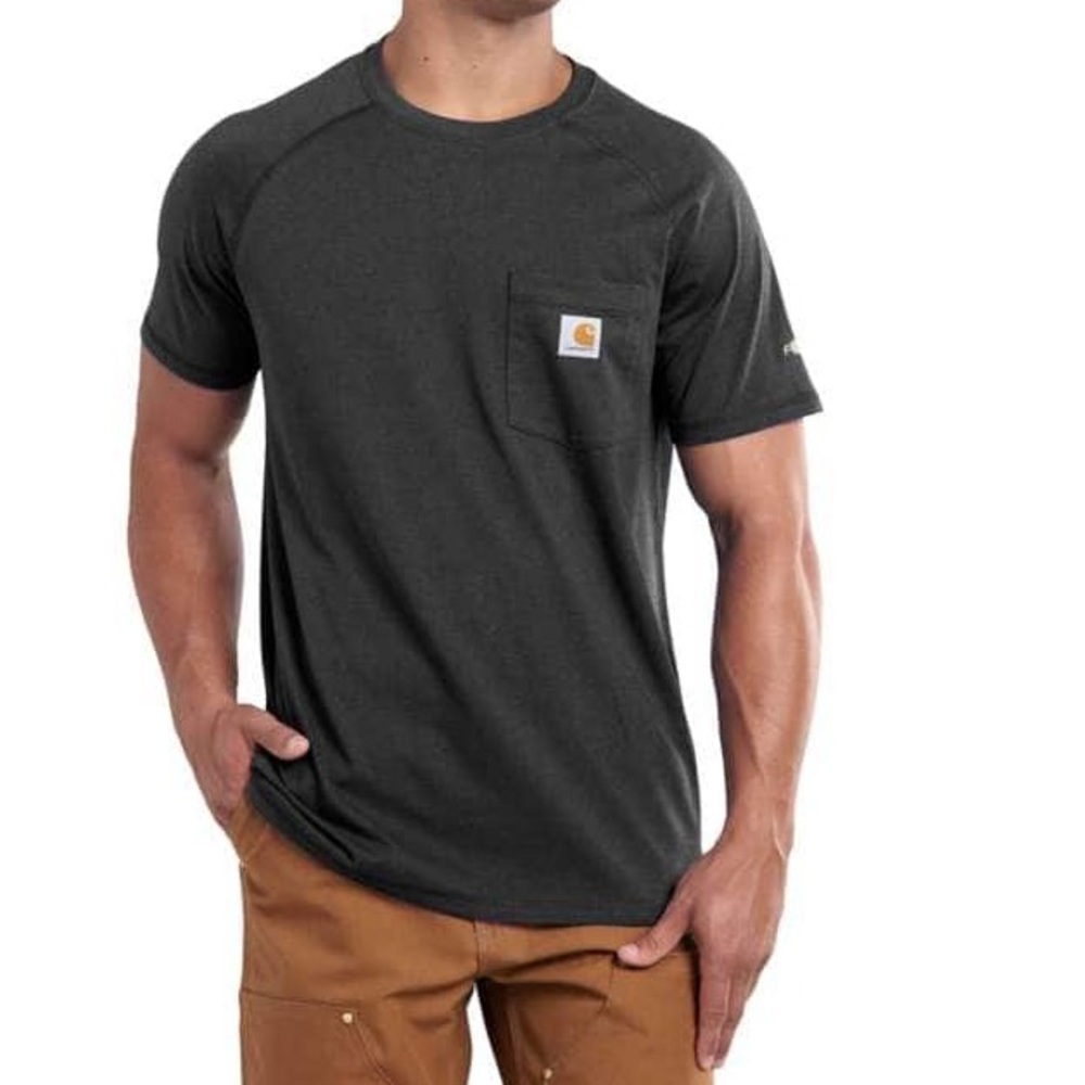 Carhartt NWOT Men's Gray Force Work Wear Short Sleeve T-Shirt Size 2XL